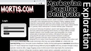 Internet Exploration: mortis.com \u0026 Markovian Parallax Denigrate