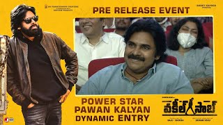 Power Star Pawan Kalyan Dynamic Entry - Vakeel Saab Pre Release Event
