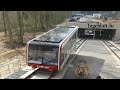 die standseilbahn fährt