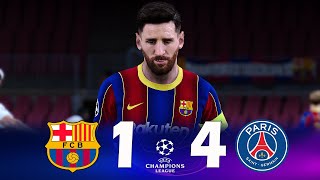 Recreación Barcelona 1-4 PSG - Uefa Champions League 2021