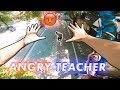 ESCAPING ANGRY TEACHER 2.0 ( Epic Parkour POV Chase ) | HIGHNOY