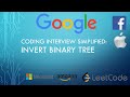 Coding Interview Tutorial 8: Invert Binary Tree [LeetCode]