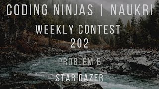 Code360 Coding Ninjas | Weekly Contest 202 | Problem B | StarGazer | CPP & Java Codes