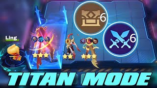 HAYABUSA TITAN MODE🔥MOBILE LEGENDS MAGIC CHESS BEST SYNERGY COMBO TERKUAT 2024