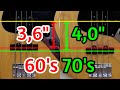 60’s vs 70’s JAZZ BASS pickup spacing - SAME BASS !!!