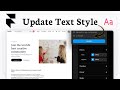How to change font in Framer (Quick Font Change)