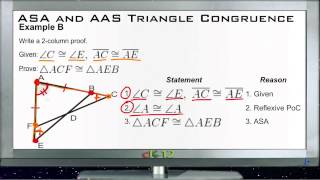 ASA and AAS Triangle Congruence: Examples (Basic Geometry Concepts)