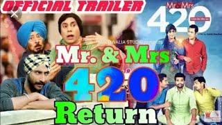 Mr And Mrs 420 Returns Official Trailer|Ranjit Bawa|Binnu Dhillon||New Punjabi Comedy Movie TEASER