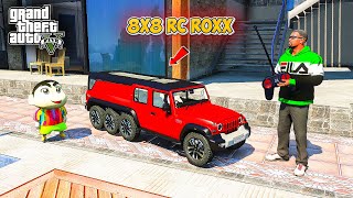 Franklin & Shinchan Buy 8x8 Mini RC Mahindra ROXX Thar In GTA 5 || JNK GAMER GTA V