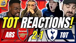 6 TOTTENHAM FANS FURIOUS REACTIONS TO ARSENAL 2-1 TOTTENHAM | PREMIER LEAGUE FAN REACTIONS