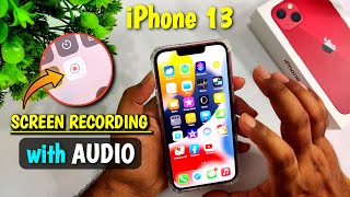 iPhone 13 Screen Recorder Settings | How To Screen Record in iPhone ? 😍 Hindi