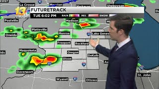 Scattered storms develop again