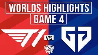 T1 vs GEN Highlights Game 4 | Worlds 2024 Semifinals | T1 vs Gen.G