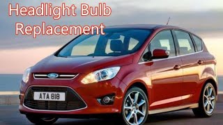 How to Replace 2011 Ford C Max headlight Bulb