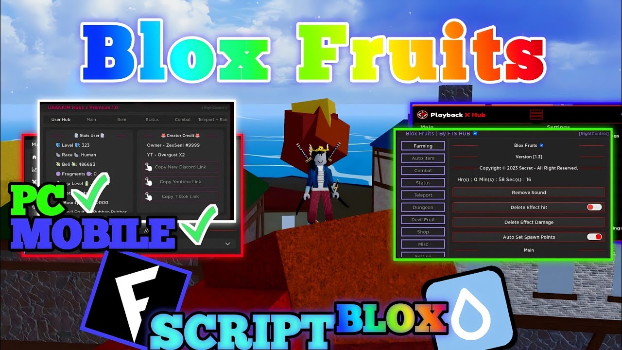 BLOX FRUITS Script Mobile UPDATE 19 AUTO FARM | AUTO RAIDS | NO DETECT ...