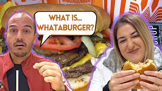 Trying Whataburger for FIRST TIME EVER - Cuban reaction