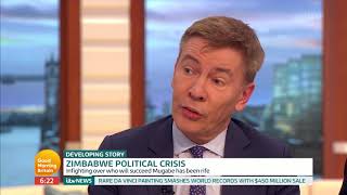 Andrew Pierce and Peter Hain Comment on Zimbabwe Political Crisis | Good Morning Britain