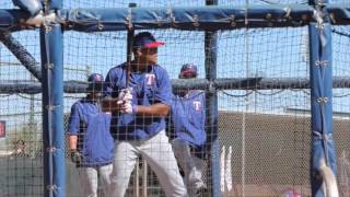 Adrian Beltre Hits In Batting Practice