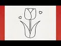 dessin facile | comment dessiner une fleur simple facile | dessin kawaii | dessins facile