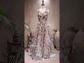 aara couture dadar w mumbai pastel pink ‘v’ neck bridal gown