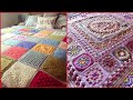 Top Stylish And Elegant Handmade Crochet Bedsheets Designs Patterns//Granny Square Bedsheets Ideas