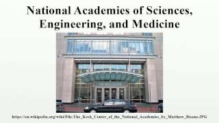 National Academies of Sciences, Engineering, and Medicine
