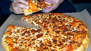 ASMR Eating WHOLE Costco Cheese PIZZA Mukbang Big Bites Challenge Review Recipe Jerry Mouth Sounds