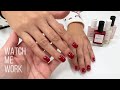 ❤️ Manicure with Manucurist polish in Dark Dahlia ❤️ [Watch Me Work]