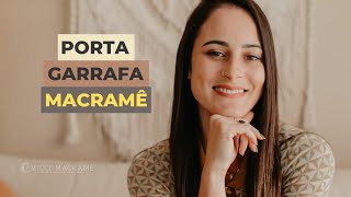 MACRAME | COMO FAZER PORTA GARRAFA DE ÁGUA PASSO A PASSO