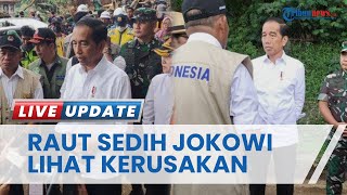 Jokowi Tampak Tak Sanggup Sembunyikan Kesedihan Tinjau Pusat Gempa Cianjur, Lihat Kerusakan Parah