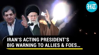 Iran’s Acting President Boasts Of Missile Prowess, Says ‘No Repercussions’ For Attack On… | Watch