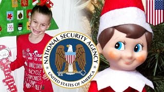 Elf on the Shelf: Girl calls 911 after knocking over NSA elf spy - TomoNews