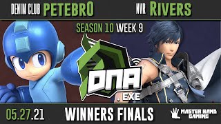 DNA.EXE S10:W9 - DENIM CLUB | petebr0 (Mega Man) Vs. NVR | Rivers (Chrom) - Winners Finals