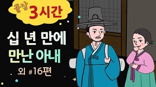 [십 년 만에 만난 아내] 옛날이야기 세계민담 / 밤에 듣기 좋은 이야기 꿀잠 3시간 / 중간 광고 없음