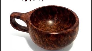 Woodturning $1000 Coffee Cup ☕️ and Epoxy Resin Lamp with Pieces of Wood Resin Art Devils Wood Pots