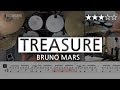[Lv.09] Treasure - Bruno Mars  (★★★☆☆) Pop Drum Cover Score book Sheet Lessons Tutorial | DRUMMATE