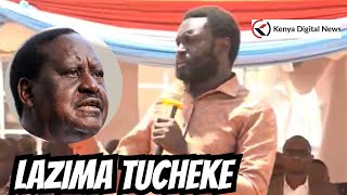 'Raila Akianguka lazima Tucheke, anaenda AU Kufanya nini na Kenya inachomeka?' Sen. John Methu Roars