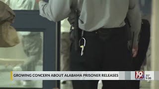 Growing Concern About Alabama Prisoner Releases (News 19 at 9)