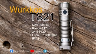 Wurkkos TS21 #flashlight #wurkkos #unboxing #testing