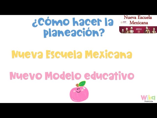 Descubrir 32+ Imagen Formato De Planeacion Del Nuevo Modelo Educativo ...