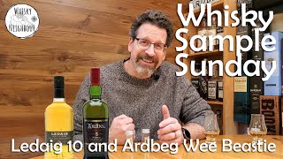 Whisky Sample Sunday, Ledaig 10 and Ardbeg Wee Beastie