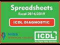 ICDL Spreadsheets Diagnostic Test with 100% Score Guaranteed.