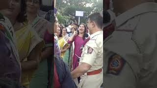 TV10 Uncut Rupali Patil | Andolan | Police |