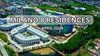 Milano 8 condominium construction ariel view Kuching Sarawak | April 2024