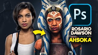 Turning Rosario Dawson Into Ahsoka Tano With Photoshop!