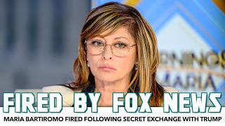 Fox News Fires Maria Bartiromo Following Secret Exchange With Trump