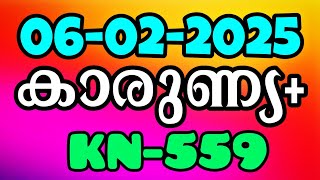 KARUNAYA PLUS | KN-559 | CHANCE NUMBER'S | 06/02/2025 | KERALA LOTTERY