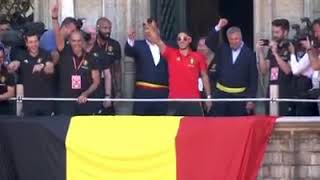 A thousands gathered to welcome Belgium team back home from world cup