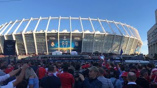 Fans Arrive For The Champions League Final
