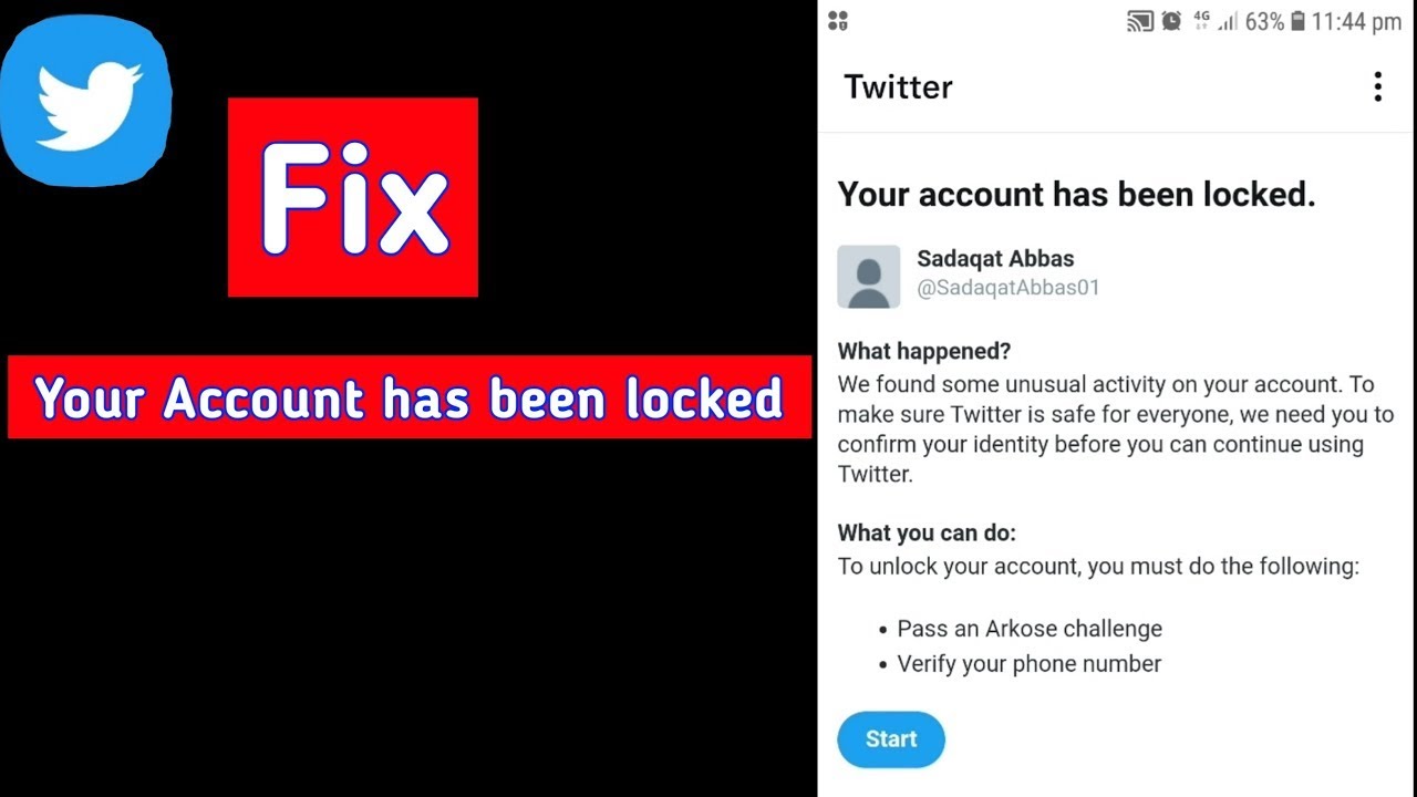 Your Account Has Been Locked Twitter | How To Fix Your Account Has Been ...